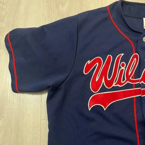 Vintage Saxon Athletics Atlanta Wildcats No. 15 Jersey XL Blue Men's XL - Picture 5 of 7